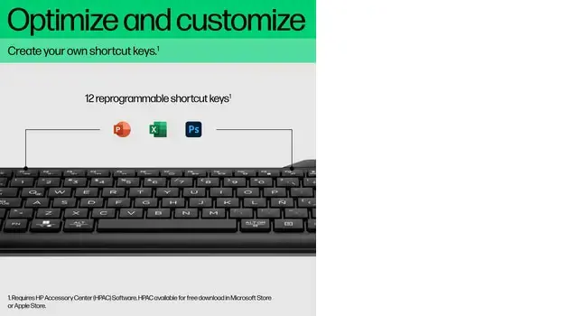 HP 460 Multi-Device Bluetooth Keyboard, Wireless, Bluetooth