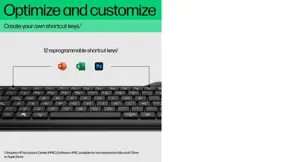 HP 460 Multi-Device Bluetooth Keyboard, Wireless, Bluetooth