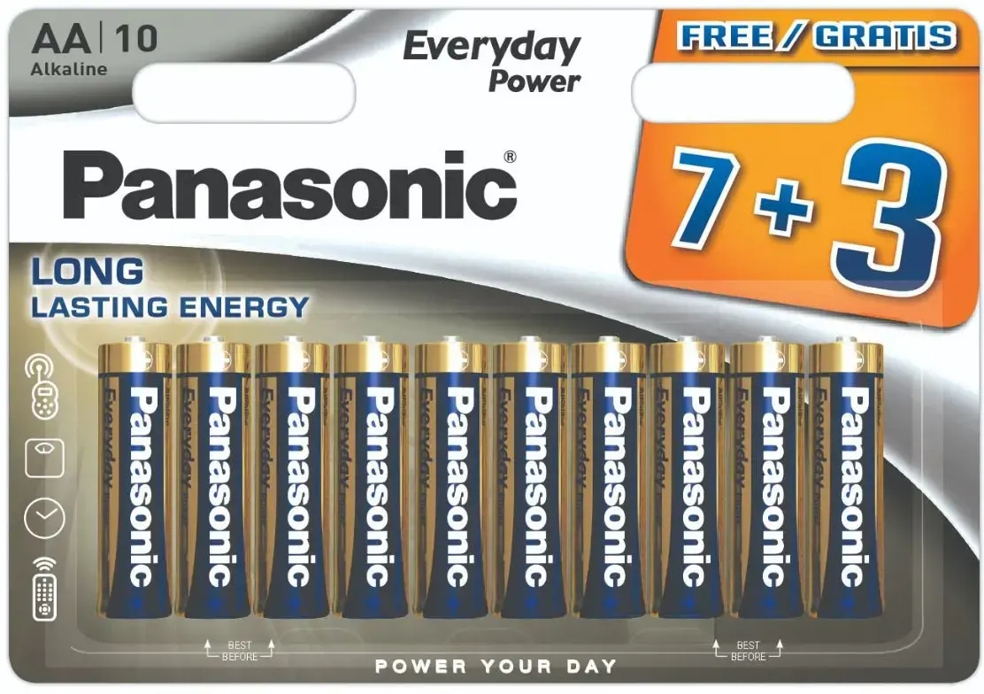 "Panasonic Everyday Power" akumuliatorius LR6EPS/10BW (7+3)