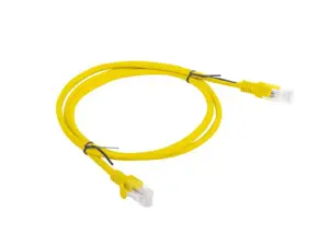 LANBERG PCU5-10CC-0100-Y Lanberg Patchcord RJ45 kat. 5e UTP 1m geltonas