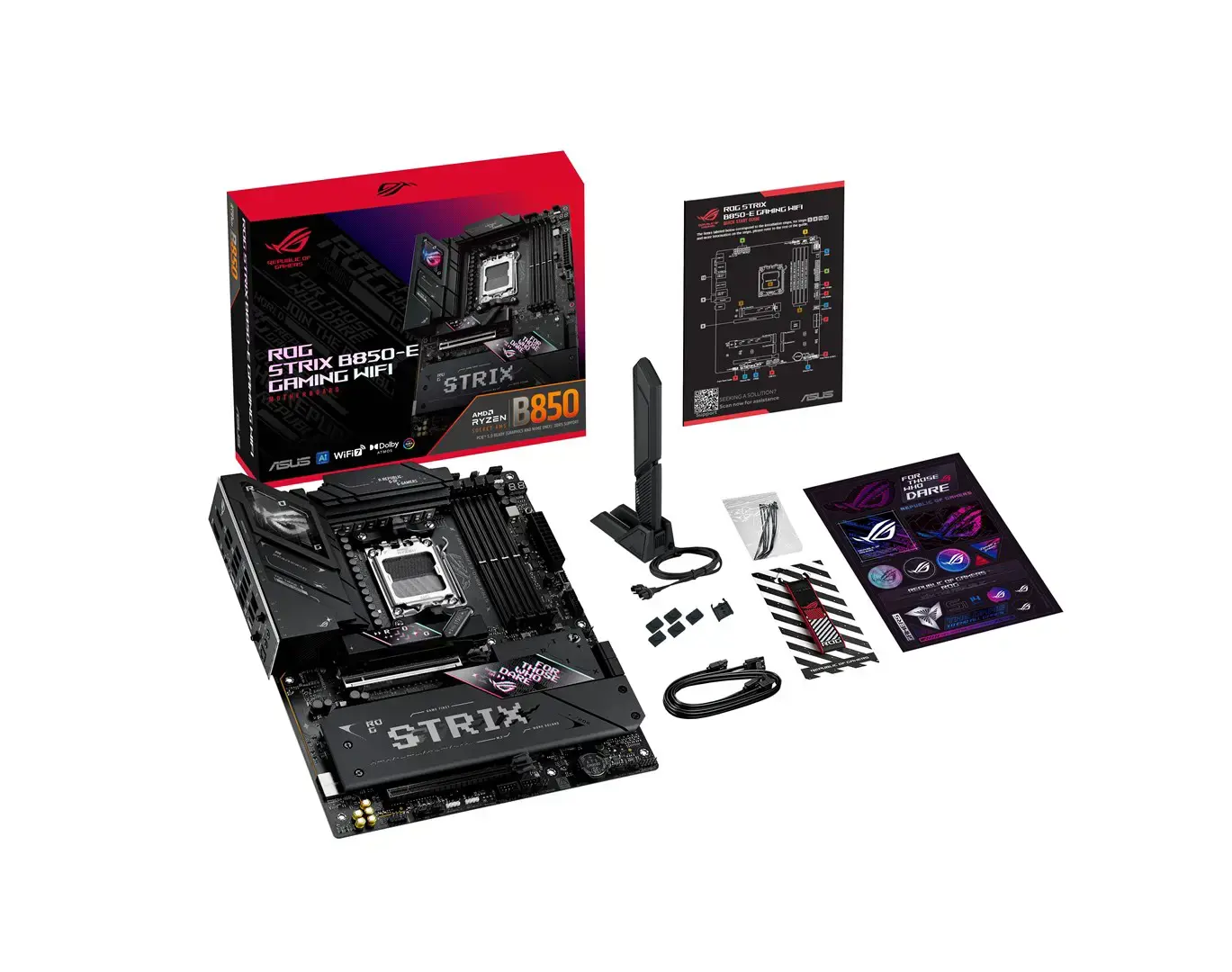 ASUS ROG STRIX B850-E GAMING WIFI AMD B850 socket AM5 ATX motherboard