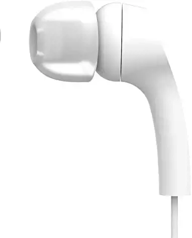 "Koss" laidinės ausinės KEB9iW, į ausis, su mikrofonu, baltos spalvos