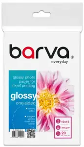 Fotopopierius Barva (IP-CE200-215) Everyday blizgus 200 g/m², 10x15 cm, 20 lapų