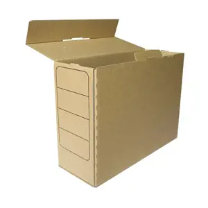Archyvinė dėžė SMLT, 243 x 120 x 320 mm, ruda