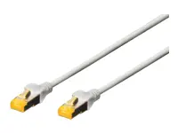 DIGITUS komutacinis kabelis CAT6A 3,0 m pilkos spalvos LSOH 4x2 AWG 26/7 vytos poros 2xRJ45 pilkos …