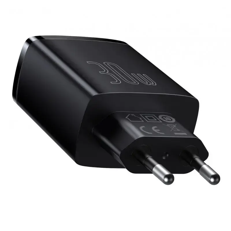 MOBILUSIS SIENINIS ĮKROVIKLIS 30W/JUODAS CCXJ-E01 BASEUS