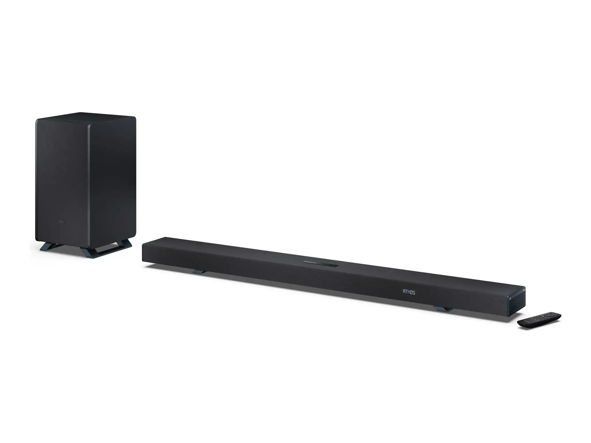 Sharp | 5.1.2 Dolby Atmos/DTS:X Soundbar with Wireless Subwoofer | HT-SBW55121(BK) | Bluetooth