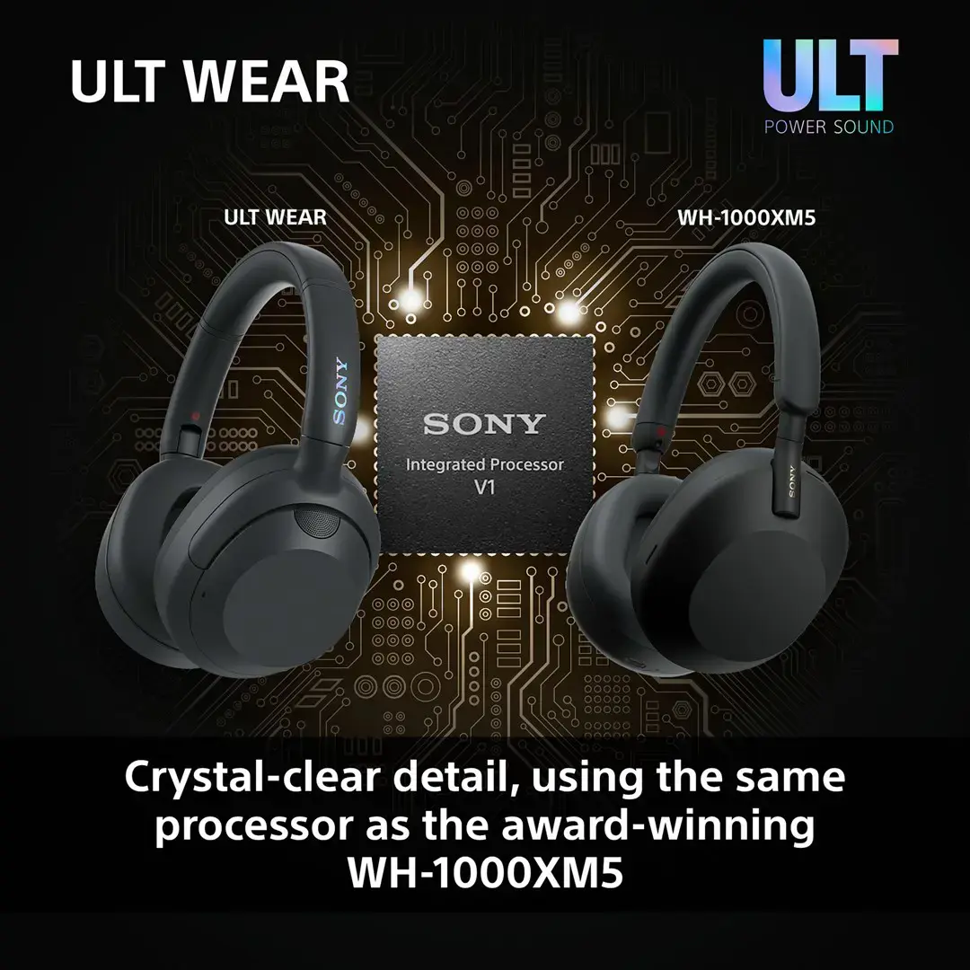 "Sony" belaidės ausinės ULT Wear WH-ULT900NW, baltos spalvos