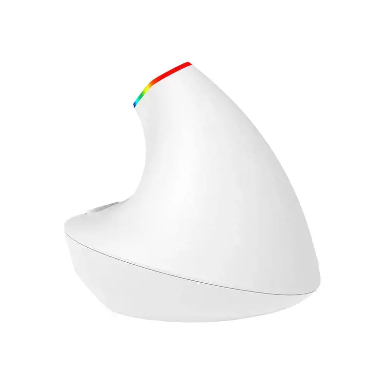 Wireless Vertical Mouse Delux M618C 2.4G 1600DPI RGB (white)
