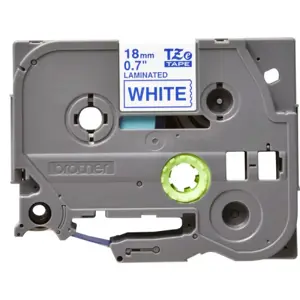 OEM ribbon BROTHER TZE243 18 BLUE ON WHITE