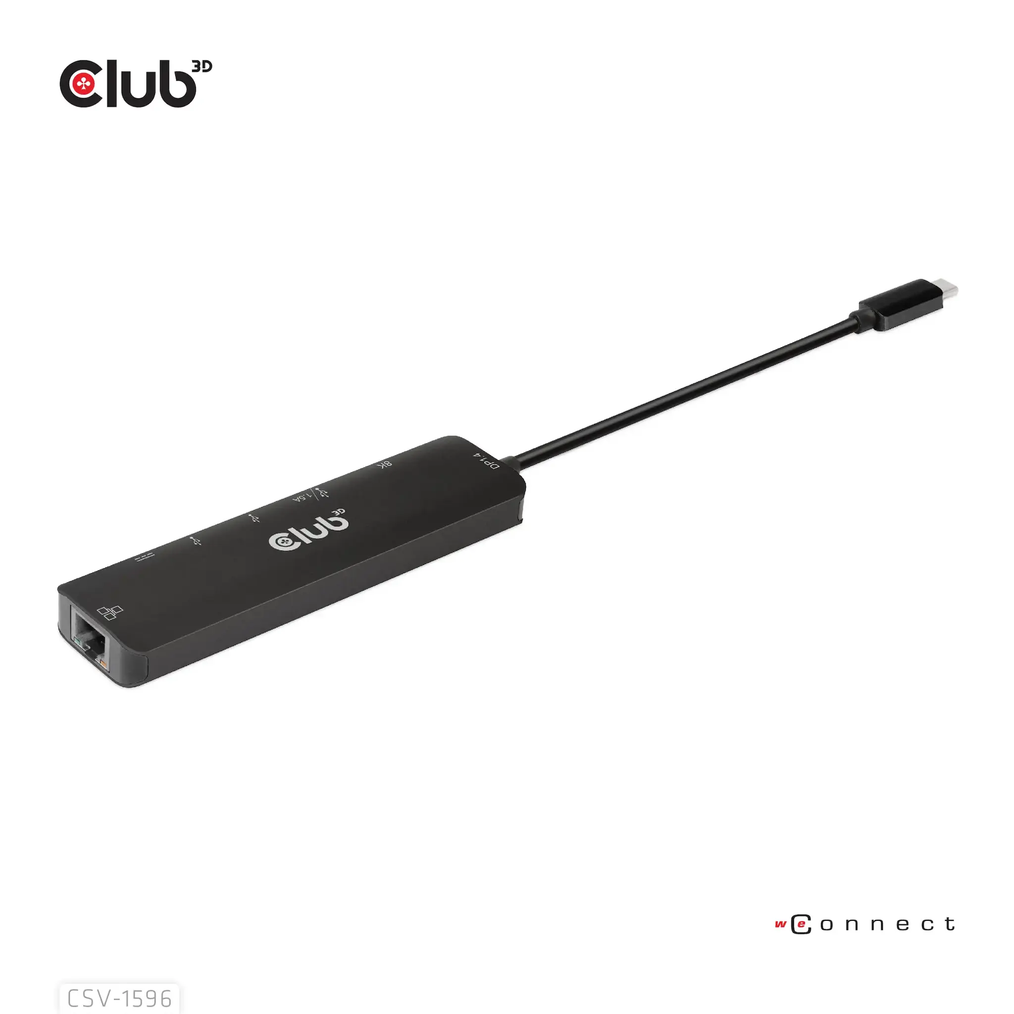 CLUB3D USB Gen1 Type-C, 6-in-1 Hub with HDMI 8K30Hz, 2xUSB Type-A, RJ45 and 2xUSB Type-C, Data and PD charging 100 watt, USB 3.2 Gen 1 (3.1 Gen 1) Type-C, HDMI, RJ-45, USB 3.2 Gen 1 (3.1 Gen 1) Type-A, USB 3.2 Gen 1 (3.1 Gen 1) Type-C, 5000 Mbit/s, 120 Hz, 7680 x 4320 pixels, Black