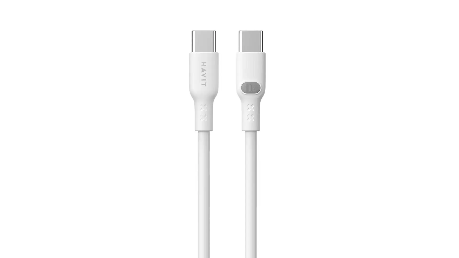Havit CB6280 - USB Type C to USB Type C cable, 1 m (white)