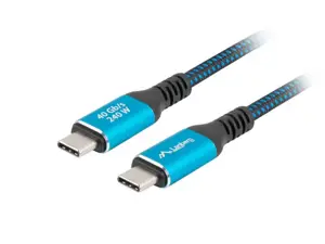 Lanberg USB-C M/M 4.0 CABLE 240W 8K 60HZ | CA-CMCM-44CU-0005-BK