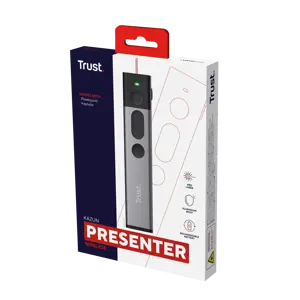 "Trust Kazun", RF, USB, 10 m, aliuminis, juodas