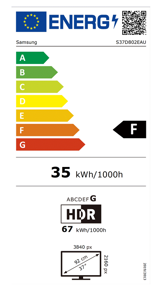 Samsung | LS37D802EAUXEN | 37 " | VA | 16:9 | 60 Hz | 5 ms | 3840 x 2160 pixels | 350 cd/m² | HDMI ports quantity 1 | Black