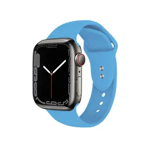 "Crong Liquid Band" dirželis "Apple Watch" 42/44/45/49 mm (mėlynas)
