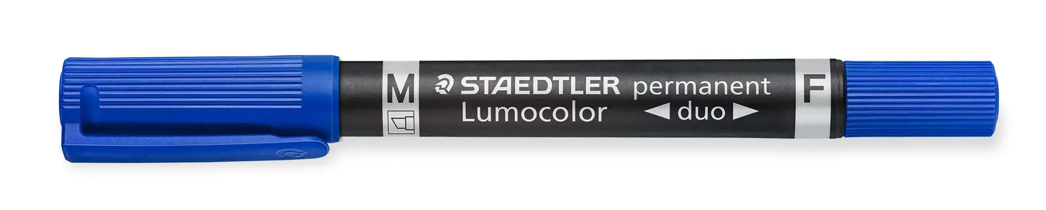Permanentinis žymeklis STAEDTLER LUMOCOLOR DUO 348, MĖLYNA