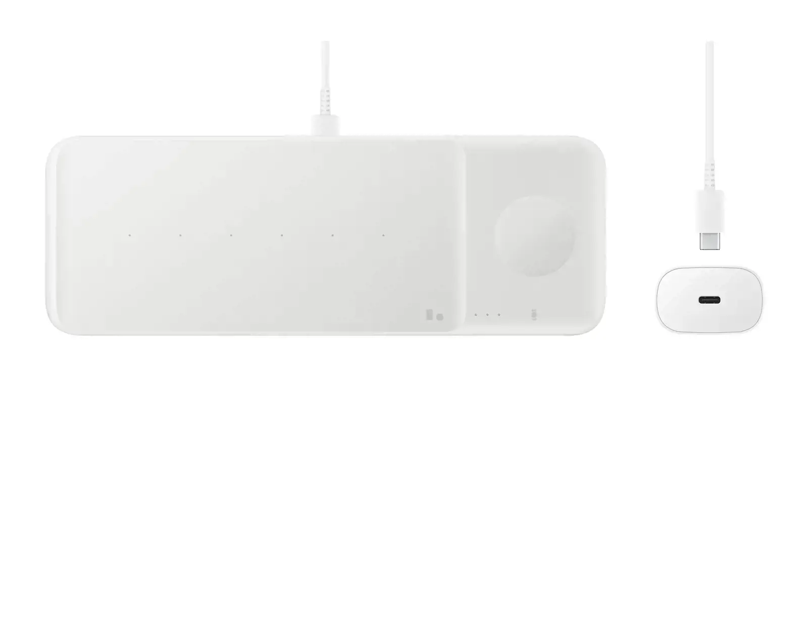 "Samsung" belaidis įkroviklis, vidinis, USB, belaidis įkrovimas, baltas
