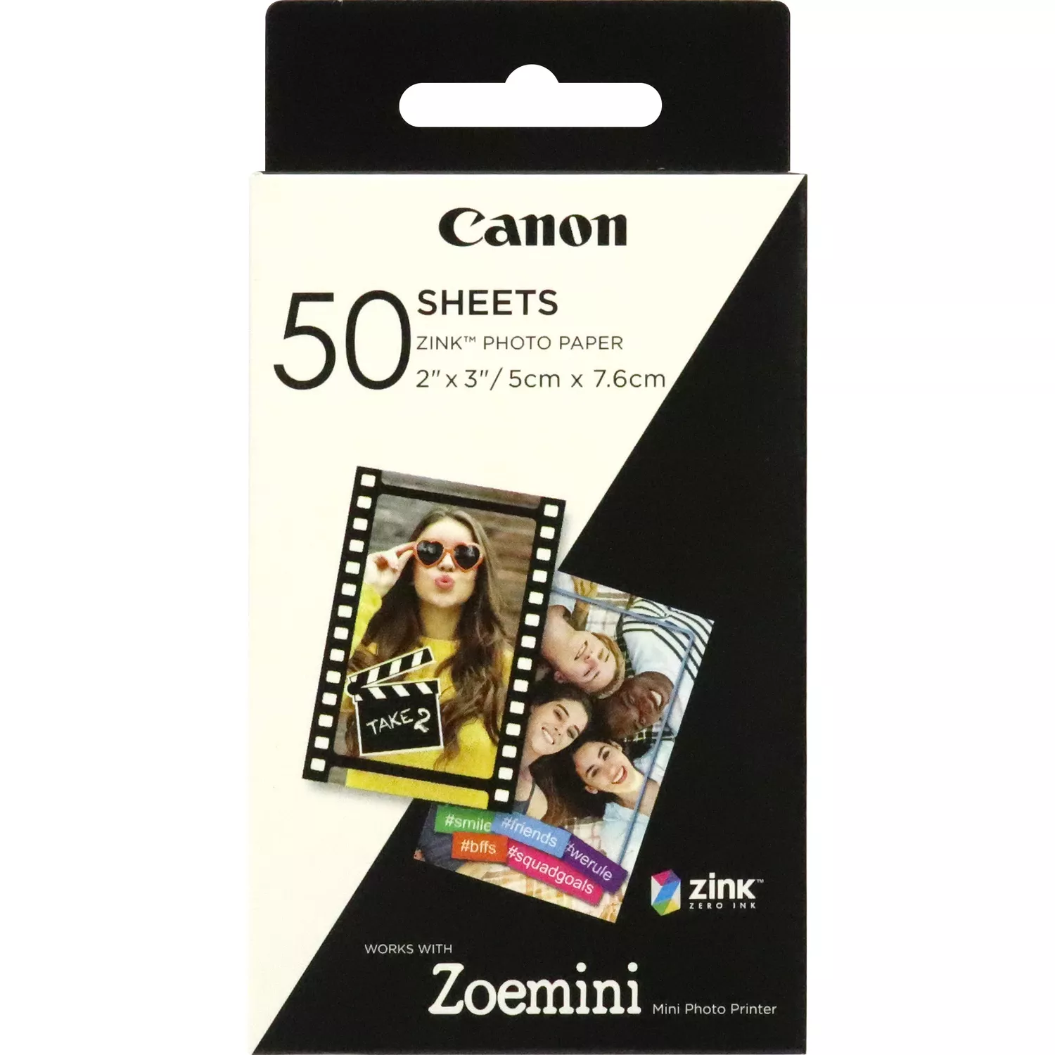 Fotopopierius Canon ZINK™, 5x7.6(2x3"), 50 psl.