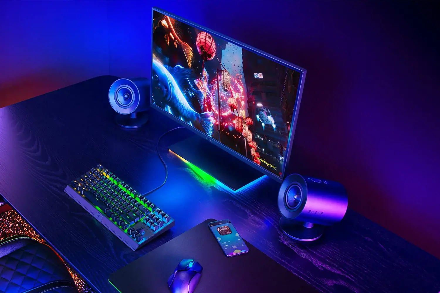 "Razer Nommo V2 X" - 2.0 žaidimų garsiakalbiai