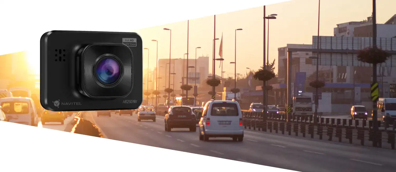 Navitel AR250 NV Garso įrašymo įrenginys, judesio aptikimo technologija, Micro-USB