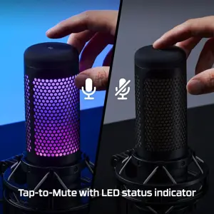 "HyperX QuadCast S", -36 dB, 0,05 %, 32 Ω, 90 dB, visakryptis, laidinis