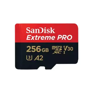 "SanDisk Extreme PRO microSDXC 256GB + SD adapteris + 2 metų "RescuePRO Deluxe" iki 200MB/s ir 140M…