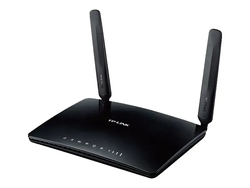 TP-Link 300 Mbps belaidis N 4G LTE maršrutizatorius, "Wi-Fi 4" (802.11n), vienos juostos (2,4 GHz), Ethernet LAN, 3G, juodas, stalinis maršrutizatorius