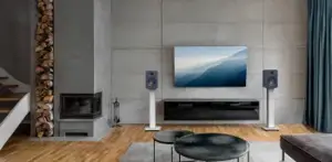 KANTO AUDIO 200W POWERED BOOKSHELF SPEAKERS WITH HDMI ARC, USB-C, AND BLUETOOTH 5.3 - MATTE BLUE, PAIR (INCL. TYPE C POWER CORD)