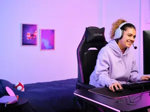 Trust GXT 491P FAYZO, Wired & Wireless, Gaming, 20 - 20000 Hz, 290 g, Headset, Black, Purple