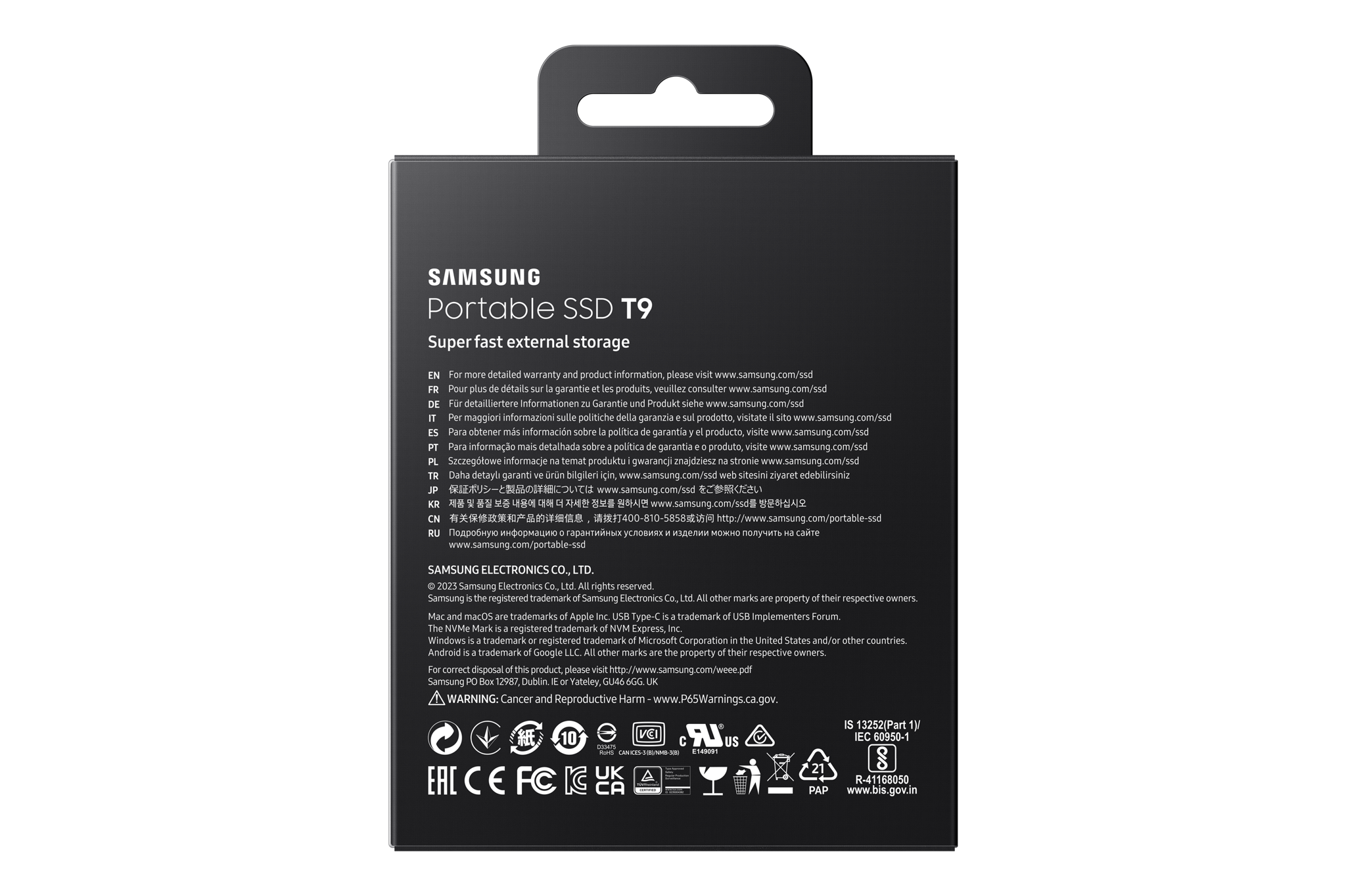 "Samsung" MU-PG1T0B, 1 TB, C tipo USB, 3.2 Gen 2 (3.1 Gen 2), 2000 MB/s, juoda