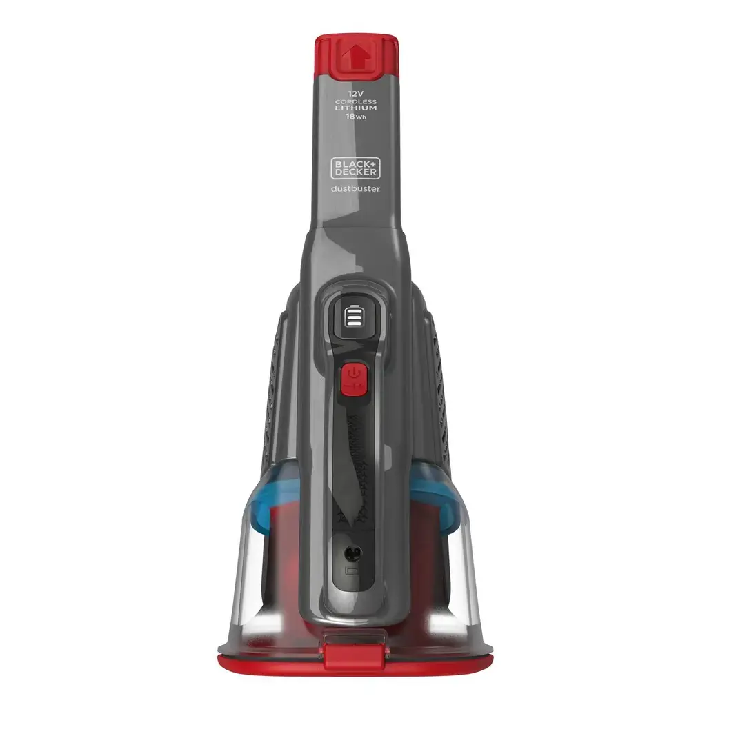 "Black &amp; Decker Dustbuster" juodas, raudonas dulkių siurblys be maišelio