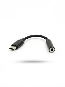 Vakoss TC-5681 Headphone Adapter (USB-C to 3.5mm Mini-Jack) – Black