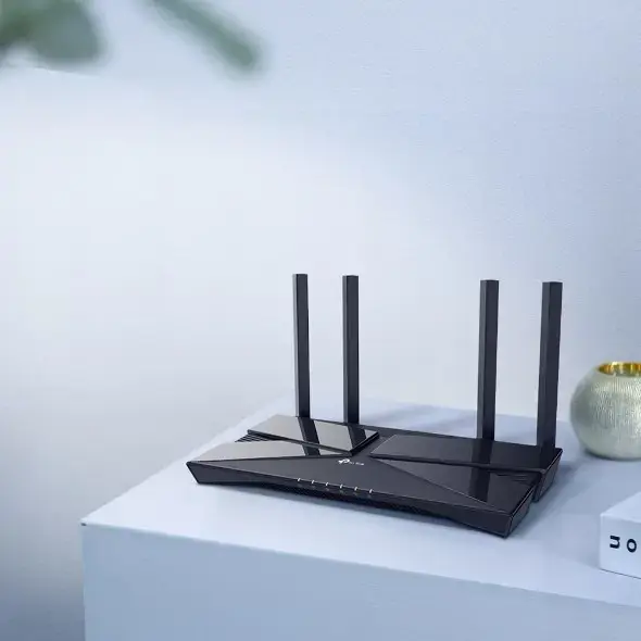 TP-Link ARCHER AX23, "Wi-Fi 6" (802.11ax), dviejų dažnių (2,4 GHz / 5 GHz), Ethernet LAN, 5G, juodas, stalinis maršrutizatorius