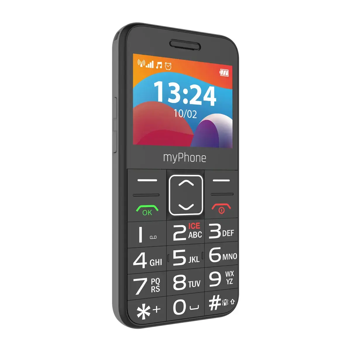 myPhone HALO | 3 LTE | Black | 2.4 " | IPS | 48 MB | 128 MB | Dual SIM | Nano SIM | 3G | Bluetooth | 2.1 | USB version Type-C | Built-in camera | Main camera resolution 0.3 MP | 1400 mAh