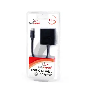 GEMBIRD AB-CM-VGAF-01 Gembird USB-C ir VGA adapteris, juodas