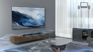 TCL S S55H Class 2.1 Channel Sound Bar with Dolby Atmos, Wireless Subwoofwer, and Bluetooth Music Streaming