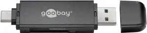 Goobay memory card reader 2in1 microSD/SD USB 3.0/USB-C