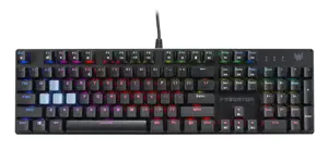 Acer Predator Aethon 303, Full-size (100%), USB, Mechanical, QWERTY, Black