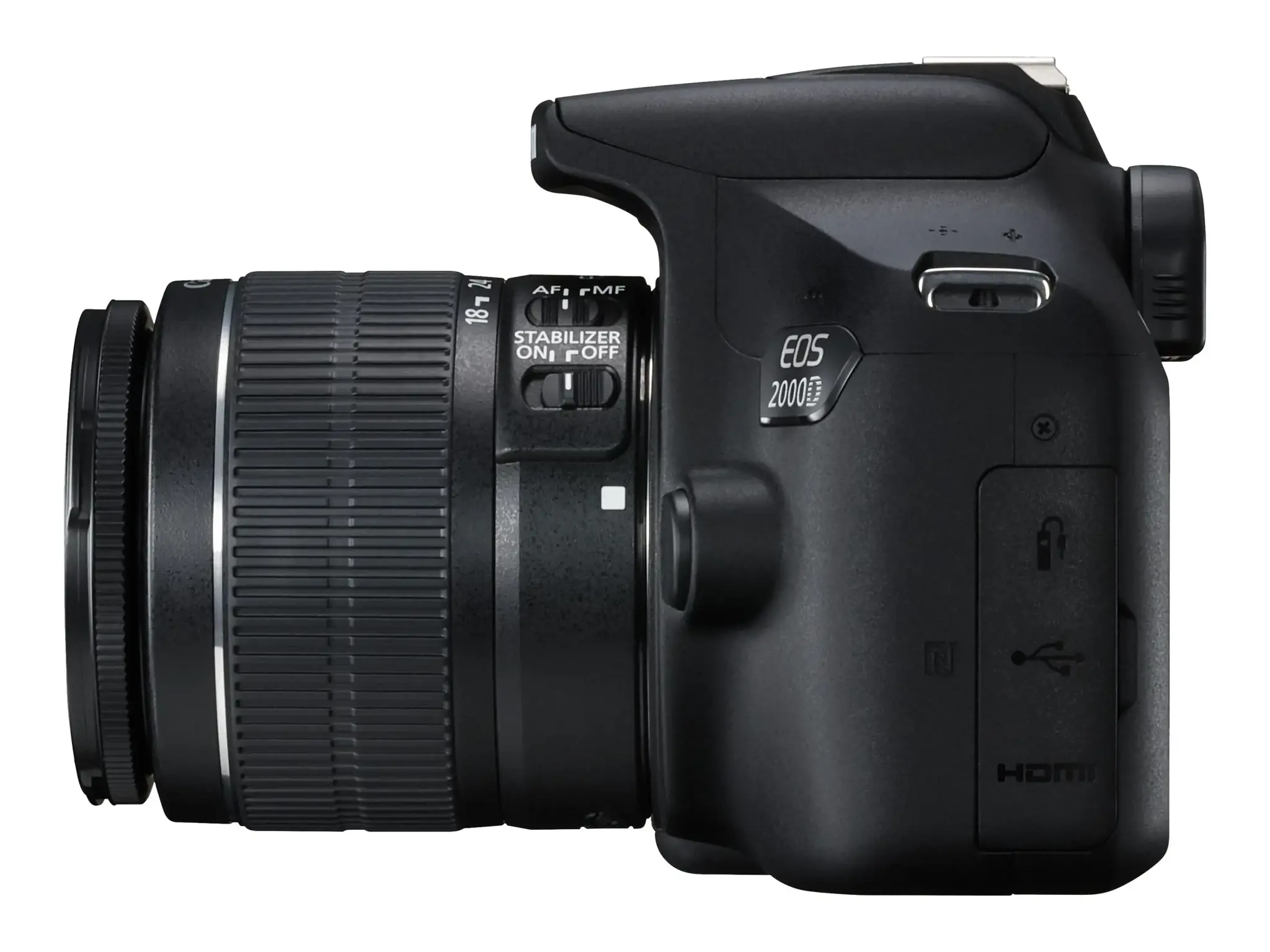 "Canon EOS 2000D BK 18-55 IS II EU26, 24,1 MP, 6000 x 4000 taškų, CMOS, "Full HD", juoda