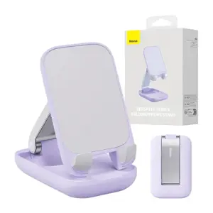 Sulankstomas telefono stovas "Baseus" (violetinės spalvos)