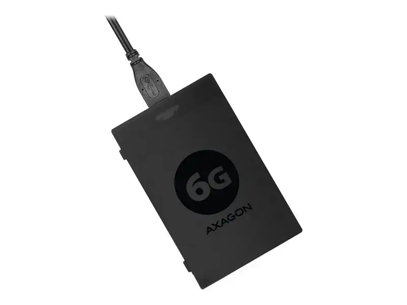 AXAGON ADSA-1S6 USB3.0 - SATA 6G UASP HDD išorinis adapteris su dėklu