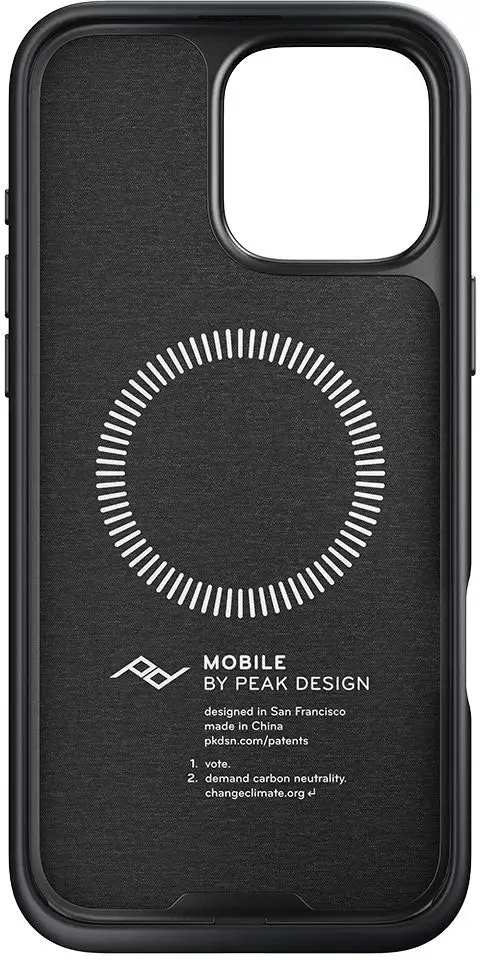 Peak Design case Apple iPhone 16 Pro Max Mobile Everyday Loop Case, charcoal