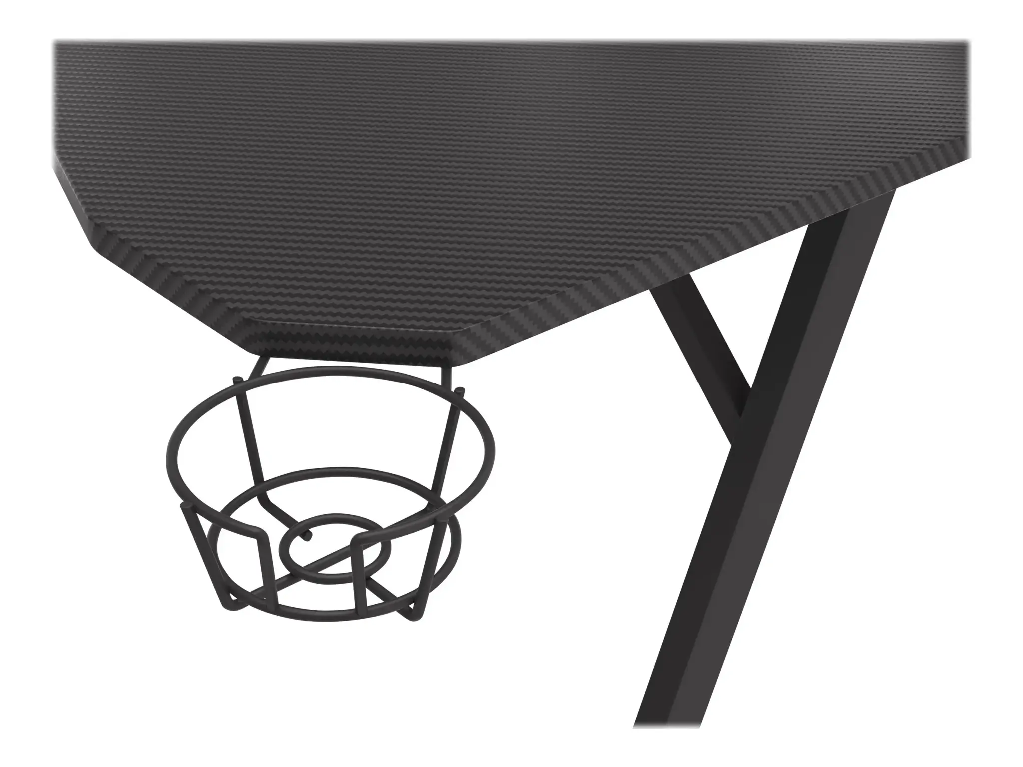 Žaidimų stalas Natec Genesis Holm 510 RGB, Juoda