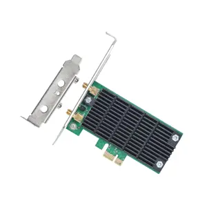 TP-Link Archer T4E, Internal, Wireless, PCI Express, WLAN, 867 Mbit/s, Black, Green