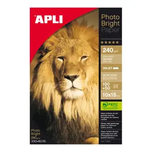 Blizgus Fotopopierius Apli, 240 g/m², 150 psl.