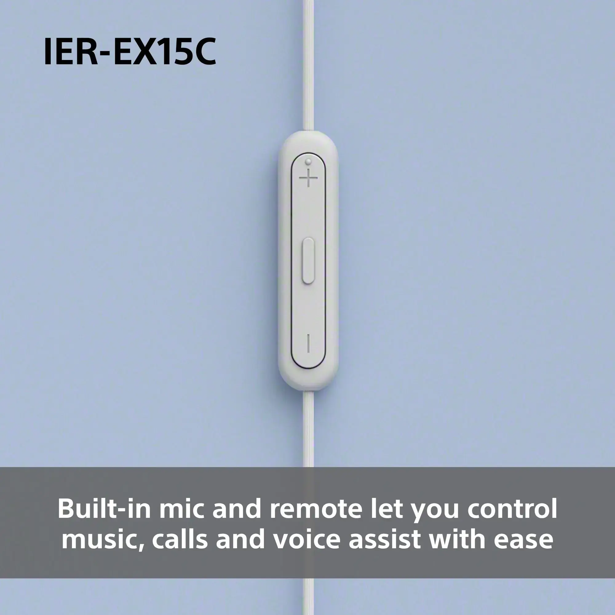 Sony headset IER-EX15C, white
