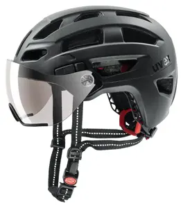 UVEX Finale visor bike helmet 56–61 cm, black matt