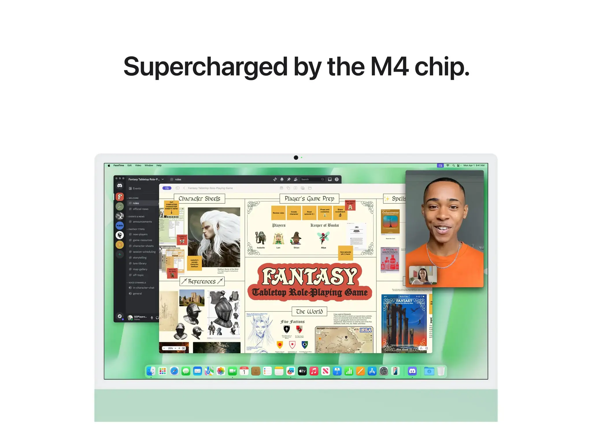 Apple iMac 24” 4.5K Retina, Apple M4 8C CPU, 8C GPU/16GB/256GB SSD/Green/INT | Apple