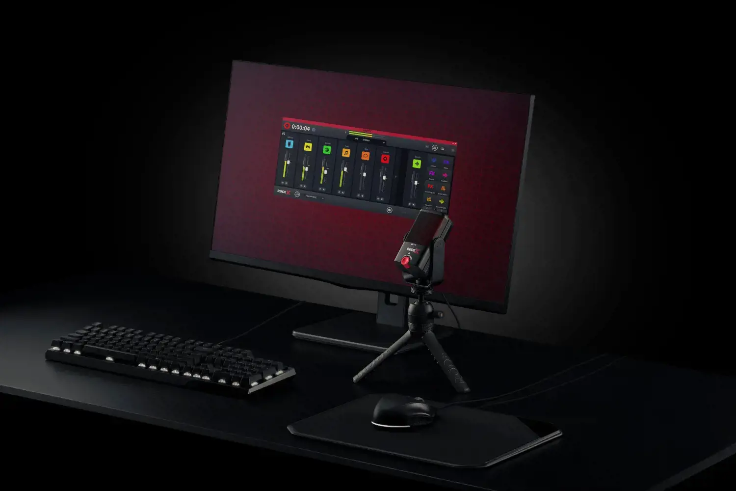 "RØDE XCM-50" - kompaktiškas kondensatorinis mikrofonas su pažangiu DSP, skirtas transliuotojams ir žaidėjams